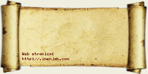 Janko Mumalo vizit kartica